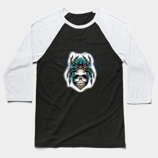 Skull Spider Baseball T-Shirt